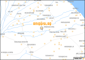 map of Əniqqışlaq