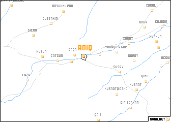 map of Əniq