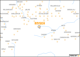 map of Anīseh
