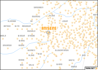 map of Anisere