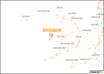 map of Anish Gum