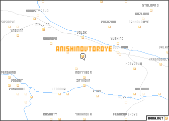 map of Anishino Vtoroye