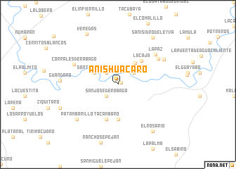 map of Anishuacaro