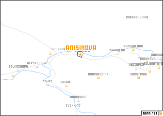 map of Anisimova