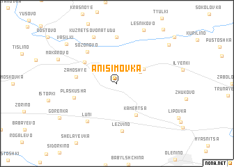 map of Anisimovka