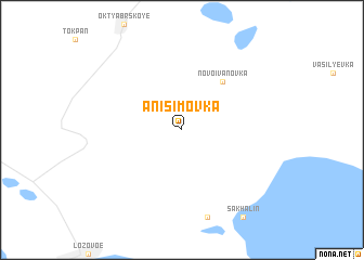 map of Anisimovka