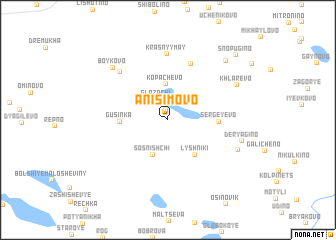 map of Anisimovo