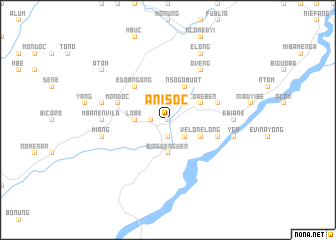 map of Añisoc