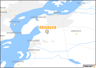 map of Anisovka