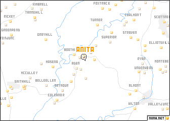 map of Anita