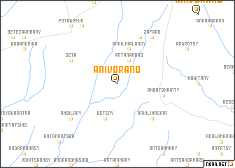 map of Anivorano