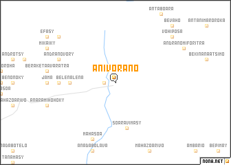 map of Anivorano