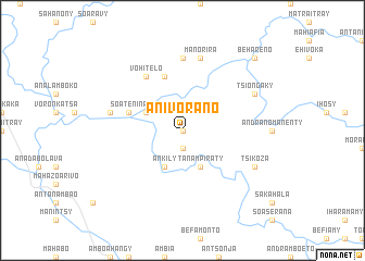 map of Anivorano