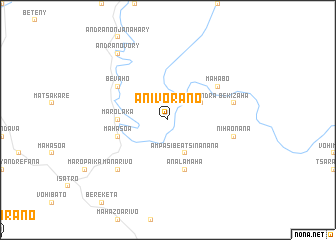 map of Anivorano