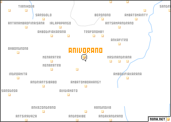 map of Anivorano