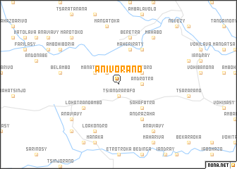 map of Anivorano