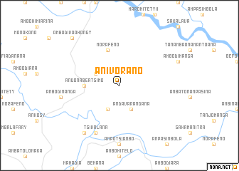 map of Anivorano