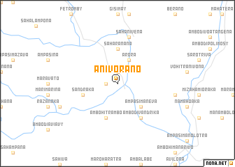 map of Anivorano