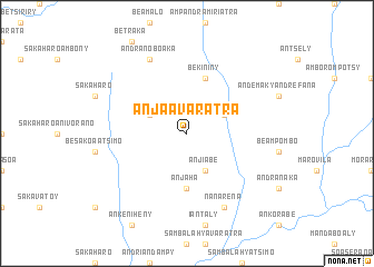 map of Anja Avaratra