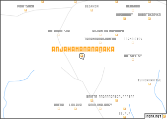 map of Anjahamanananaka
