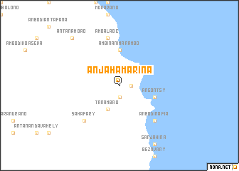 map of Anjahamarina