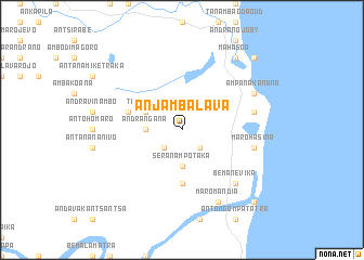 map of Anjambalava