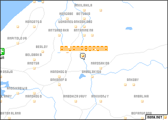 map of Anjanaborona