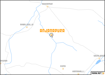 map of Anjanāpura