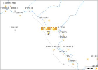 map of Anjando