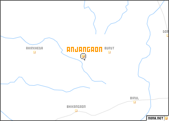 map of Anjangaon