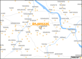 map of Anjang-gol