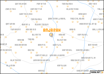 map of ‘Anjārah