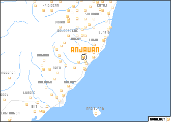 map of Anjauan