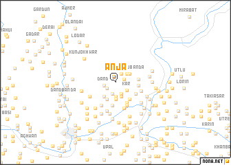 map of Anja