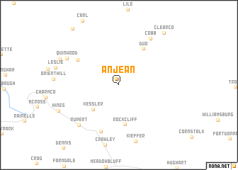 map of Anjean