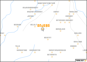 map of Anjeba