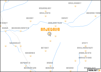 map of Anjedava
