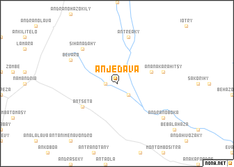 map of Anjedava