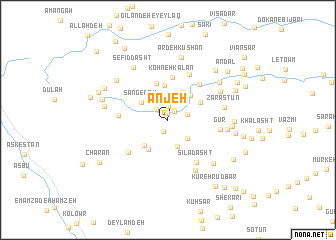 map of Anjeh