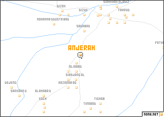 map of Anjerah