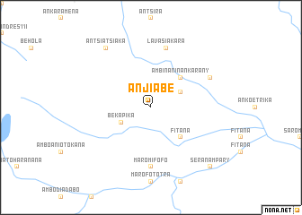 map of Anjiabe