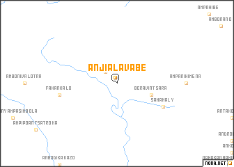 map of Anjialavabe