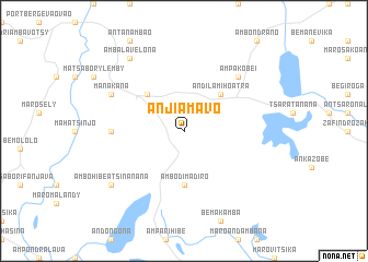 map of Anjiamavo