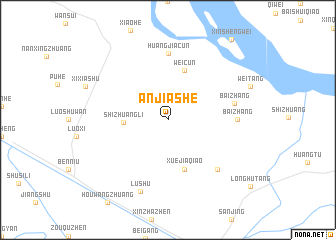map of Anjiashe