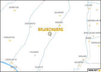 map of Anjiazhuang