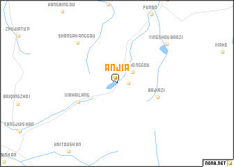 map of Anjia