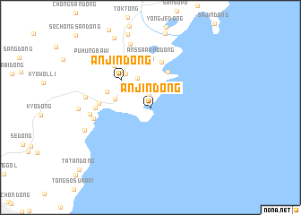 map of Anjin-dong