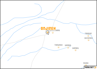 map of Anjīreh