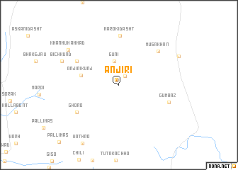 map of Anjīri