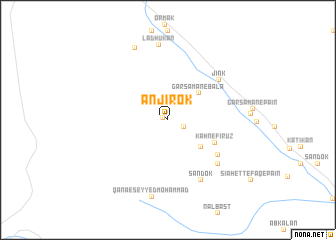 map of Anjīrok